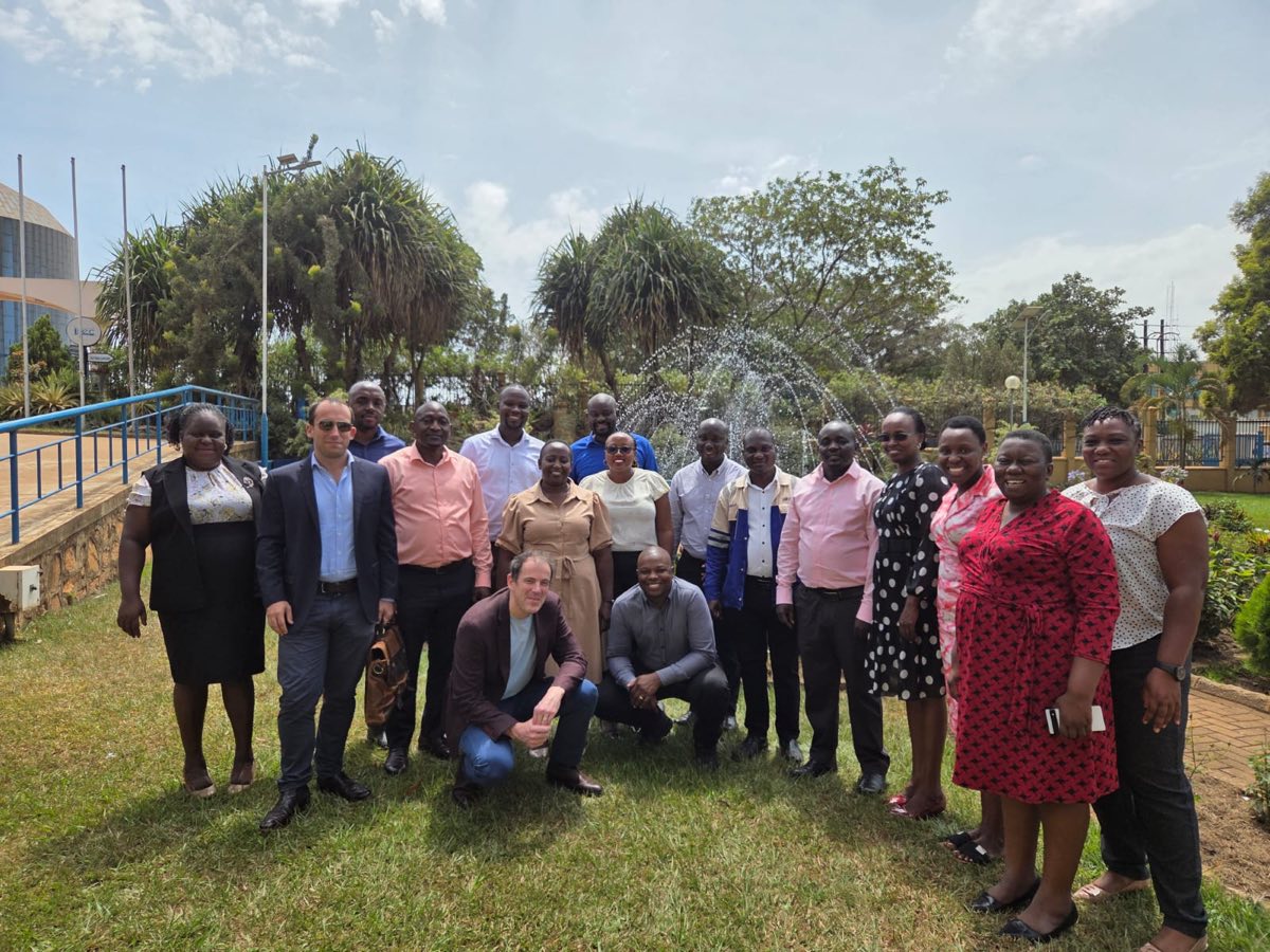 NWSC teams during the AI training in Kampala
